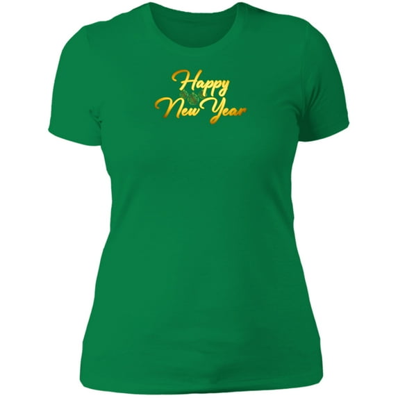 Happy New Year Ladies Boyfriend Tee