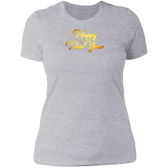 Happy New Year Ladies Boyfriend Tee