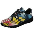 thumbnail image 1 of Happy New Year Maryland Shoes Sneakers for Women Men Black Size 13, 1 of 7
