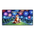 thumbnail image 1 of Happy New Year Mastiff Family Cheer Winter Midnight Firework Desk Mat Full Keyboard Mouse Pad Shibas Dog Lovers Gifts Idea Large Mousepad - 02025, 1 of 5