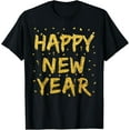thumbnail image 1 of Happy New Year NYE Party 2024 Funny New Years Eve Confetti T-ShirtMen and women, Black T-shirt, size: Extra large, 1 of 4
