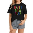 thumbnail image 1 of Happy New Year New Years Eve Party Cute Women's T-Shirt with Fashionable Graphic Prints, 1 of 3
