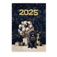 thumbnail image 1 of Happy New Year Newfoundland Welcome 2025 Balloon Firework Party Vertical Matte Canvas Poster Newfie Dog Lover Gifts Wall Art Home Decor - 01014, 1 of 5