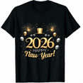 thumbnail image 1 of Happy New Year Party 2026 Ballon Family Matching Costume T-Shirt for Men Women, 1 of 4