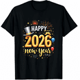 thumbnail image 1 of Happy New Year Party 2026 Ballon Family Matching Costume T-Shirt for Men Women, 1 of 2