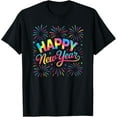 thumbnail image 1 of Happy New Year Party Family Matching New Years Eve Fireworks T-Shirt Shirts, 1 of 3