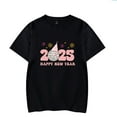 Happy New Year Plus Size TShirt for Women Men 2025 Eve Party Countdown
