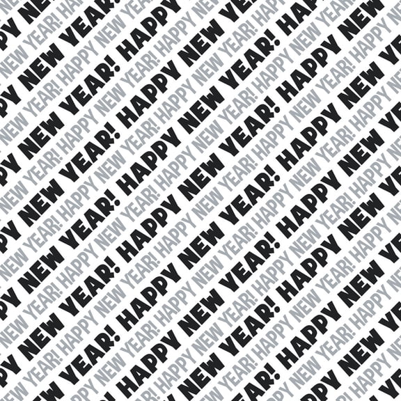 Happy New Year Premium Gift Wrap Wrapping Paper Roll