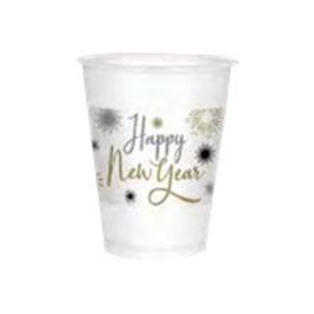 Amscan New Year's Eve - Cup - 16 fl.oz - disposable (pack of 25)