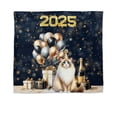 thumbnail image 1 of Happy New Year Ragdoll Welcome 2025 Balloon Firework Party Tapestry Cat Lover Kitten Owner Gifts Idea Wall Hanging Backdrop Home Decor - 01014, 1 of 5