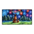 thumbnail image 1 of Happy New Year Rhodesian Ridgeback Family Cheer Winter Midnight Firework Desk Mat Full Keyboard Mouse Pad Ridgebacks Dog Lover Gifts Large Mousepad - 02025, 1 of 5