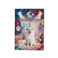 thumbnail image 1 of Happy New Year Samoyed Chills on Year-End Party Travel Passport Wallet Siberian Sammy Dog Lover PU Leather Passport Holder Cover - 12023, 1 of 5