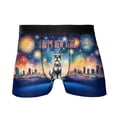 thumbnail image 1 of Happy New Year with Schnauzer Fireworks Holiday Xmas Winter 2025 All Over Print Boxer Briefs Underwear for Men Dad Miniature Schnauzer Dog Lover - 00025, 1 of 6
