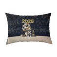 thumbnail image 1 of Happy New Year Schnauzer Welcome 2025 Balloon Firework Party Quilt Pillowcase Miniature Schnauzer Dog Lover Throw Pillow Cover Bed Home Decor - 01014, 1 of 5