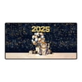 thumbnail image 1 of Happy New Year Scottish Fold Welcome 2025 Balloon Firework Party Desk Mat Full Keyboard Mouse Pad Cat Lover Kitten Owner Gifts Large Mousepad - 01014, 1 of 5