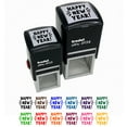 thumbnail image 1 of Happy New Year Self-Inking Rubber Stamp Ink Stamper - Blue Ink - Large 1-1/2 Inch, 1 of 7