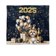 thumbnail image 1 of Happy New Year Shih Tzu Welcome 2025 Balloon Firework Party Tapestry Lion Dog Lover Gifts Wall Hanging Backdrop Home Decor - 01014, 1 of 5
