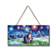thumbnail image 1 of Happy New Year Sphynx Family Cheer Winter Midnight Firework Landscape Wood Sign Cat Lover Kitten Owner Gifts Idea Hanging Wall Home Decor - 02025, 1 of 5