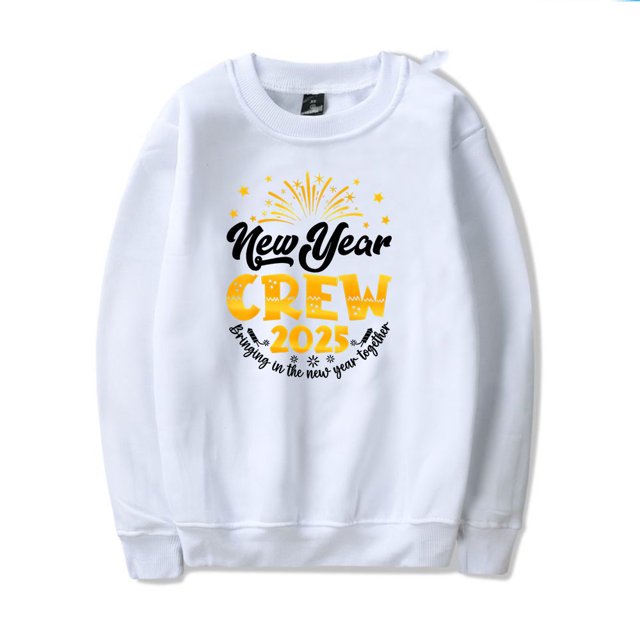 Happy New Year Sweatshirts for Women Men 2025 New Year Shirts Merry