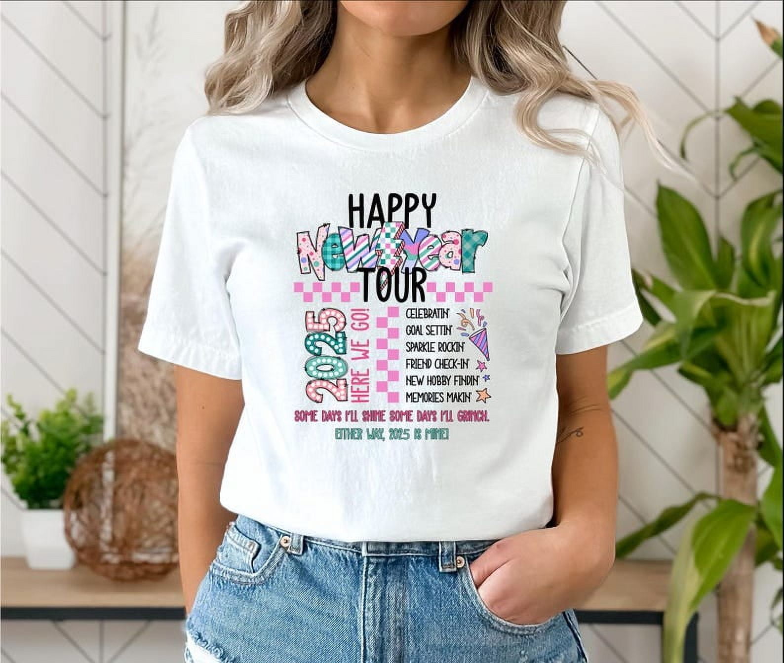 Happy New Year Tour 2025 Shirt, New Year 2025 Tour Shirt