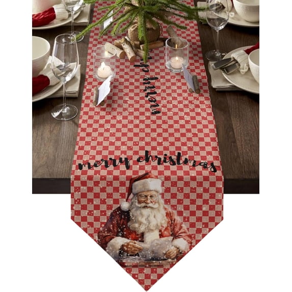 Happy New Year Triangle Table Runners Long Dresser Scarves Table Decoration for Wedding Party/Graduation Ceremony/Banquet Winter Graduation Party Celebration