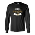 thumbnail image 1 of Happy New Year Y'all Happy New Year Festive Unisex Adult Long Sleeve T-shirt-Black-small, 1 of 4