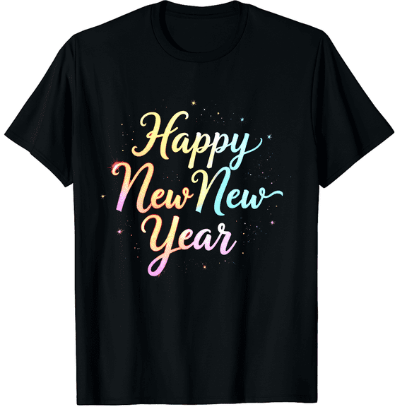 Happy New Year nye Years eve Family Party Countdown Graphic Tee T-Shirt for Men Women