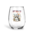 thumbnail image 1 of Happy New Year with Havanese Fireworks Holiday Xmas Winter 2025 15oz Stemless Wine Glass Mug Havanese Dog Lover Gifts Idea Wine Glasses Cup - 00025, 1 of 5