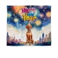 thumbnail image 1 of Happy New Year with Vizsla Fireworks Holiday Xmas Winter 2025 Tapestry Vizslas Dog Lover Gifts Idea Wall Hanging Backdrop Home Decor - 00025, 1 of 5