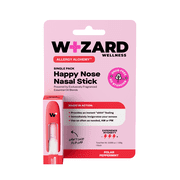 Wizard Wellness Happy Nose Nasal Inhaler Stick, Drug-Free Aromatherapy, Polar Peppermint, 1 Pack