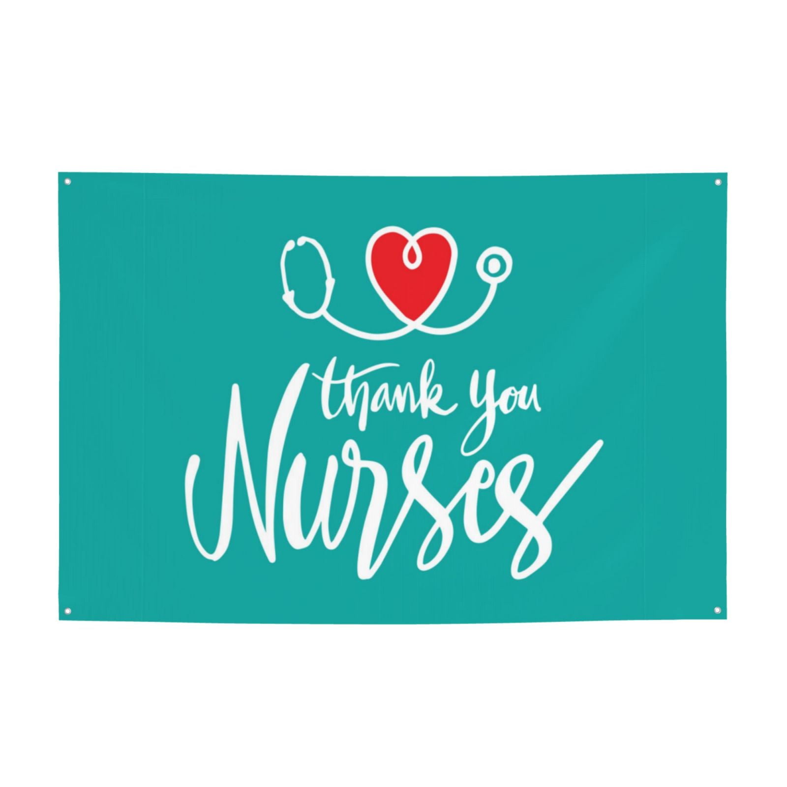 Happy Nurse Appreciation Week 2024 Banner Large Background Backdrop Flag Party Decorations
