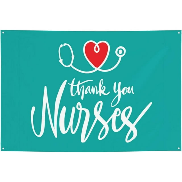 Happy Nurse Appreciation Week 2024 Banner Party Backdrop Holiday