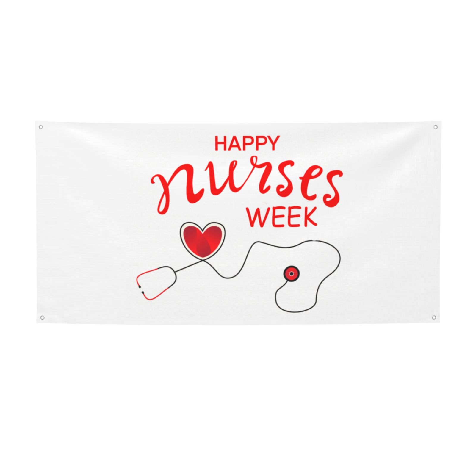 Happy Nurses Week Day Medium Banner Backdrop Flag Tapestry Party 