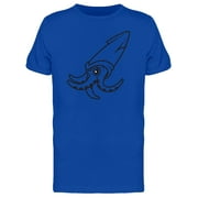 Happy Octopus Cartoon Mascot T-Shirt Men -Image by Shutterstock, Male Medium