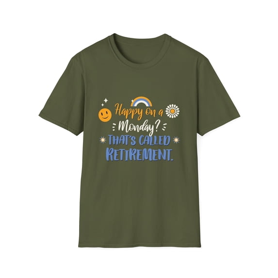Happy On Monday Smiles Flowers Rainbow Tshirt and More