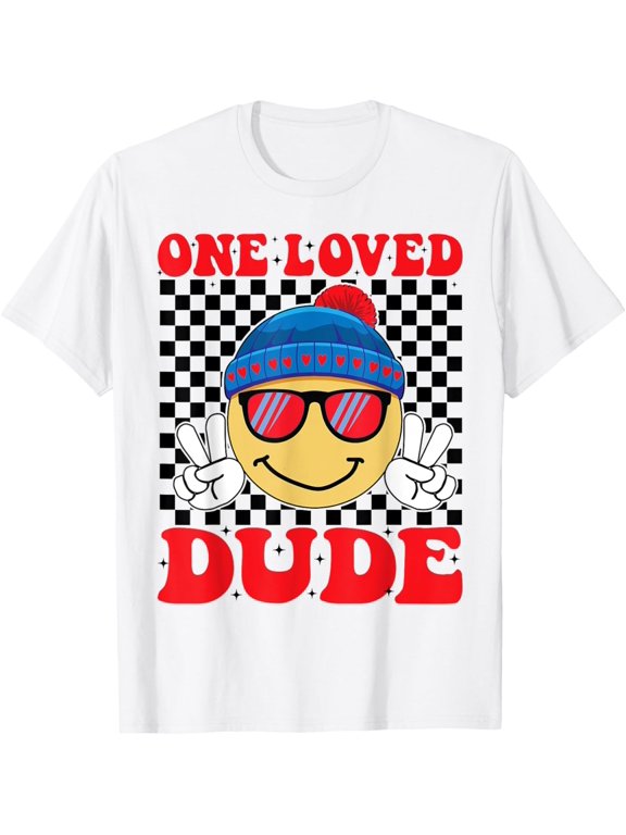 Happy One Loved Dude Day Valentine's Day Creative Style For Special Occasions T-Shirt, Size S-5XL
