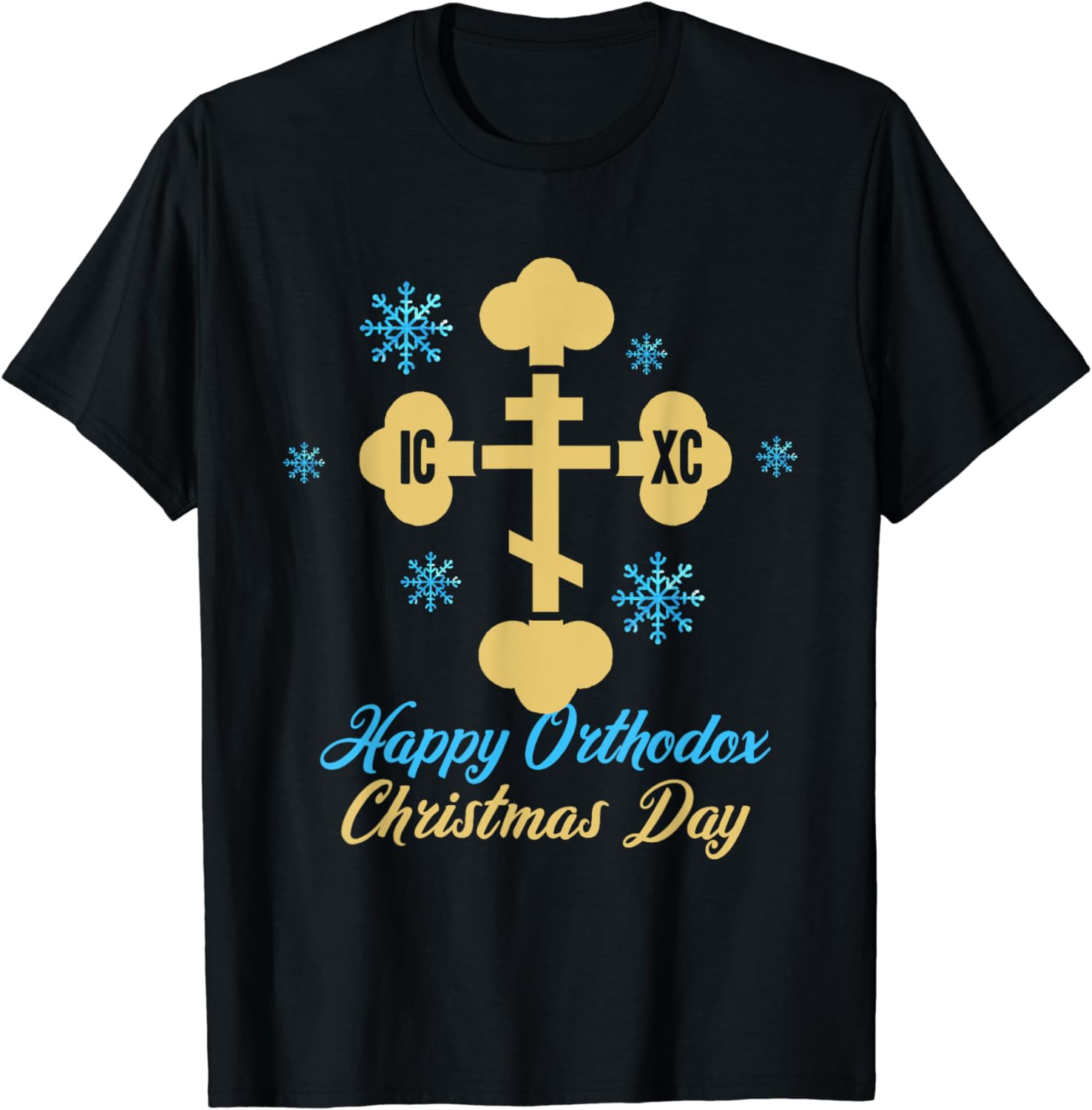 Happy Orthodox Christmas Day Jesus Christ Orthodox Christian T-Shirt ...