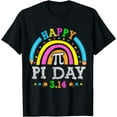 thumbnail image 1 of Happy PI Day 2024 Rainbow Math Lover Teacher Geek Student T-Shirt, 1 of 3