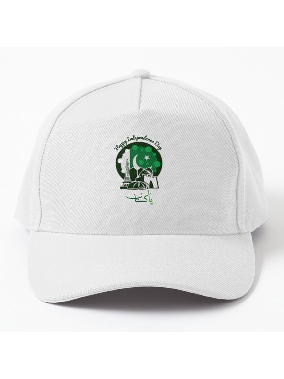 Happy Pakistan Independence Day Baseball Cap, National Heritage Celebration Design, Classic Hat