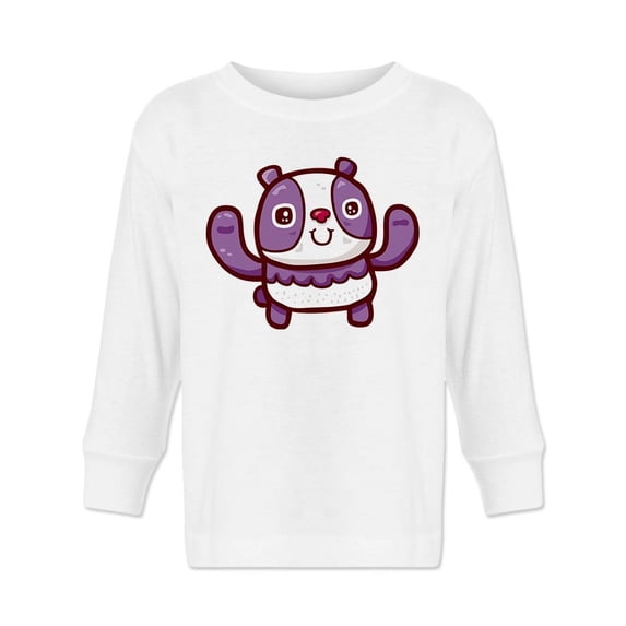 Happy Panda Bear Long Sleeve Toddler -Image by Shutterstock, 2 Toddler