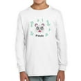 thumbnail image 1 of Happy Panda Face Long Sleeve Toddler -Image by Shutterstock,  3 Toddler, 1 of 4