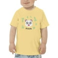 thumbnail image 1 of Happy Panda Face T-Shirt Toddler -Image by Shutterstock,  5 Toddler, 1 of 4