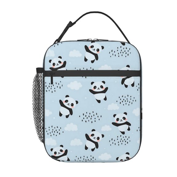 Happy Panda Lunch Bag Portable Thermal Lunch Box for Men and Women