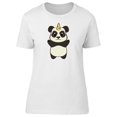 thumbnail image 1 of Happy Panda Unicorn T-Shirt Women -Image by Shutterstock, Female Medium, 1 of 2