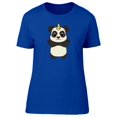 thumbnail image 1 of Happy Panda Unicorn T-Shirt Women -Image by Shutterstock, Female XX-Large, 1 of 2