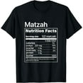 Happy Passover Matzah Nutrition Facts Kosher Matzo Pesach TShirt