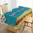 thumbnail image 1 of Happy Passover Tablecloth Jewish Matzo Pesach Festival Holiday Party Decoration Kitchen Dining Room Home Decor-60×84inch, 1 of 5