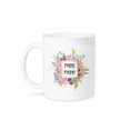thumbnail image 1 of 3dRose, Happy Passover in Hebrew Pesach Sameach Floral Jewish Holiday Greeting, 15oz Mug, 1 of 3