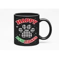 thumbnail image 1 of Happy Pawlidays & Dog Paw Print Ceramic Christmas, Black 11oz Ceramic Mug, 1 of 5