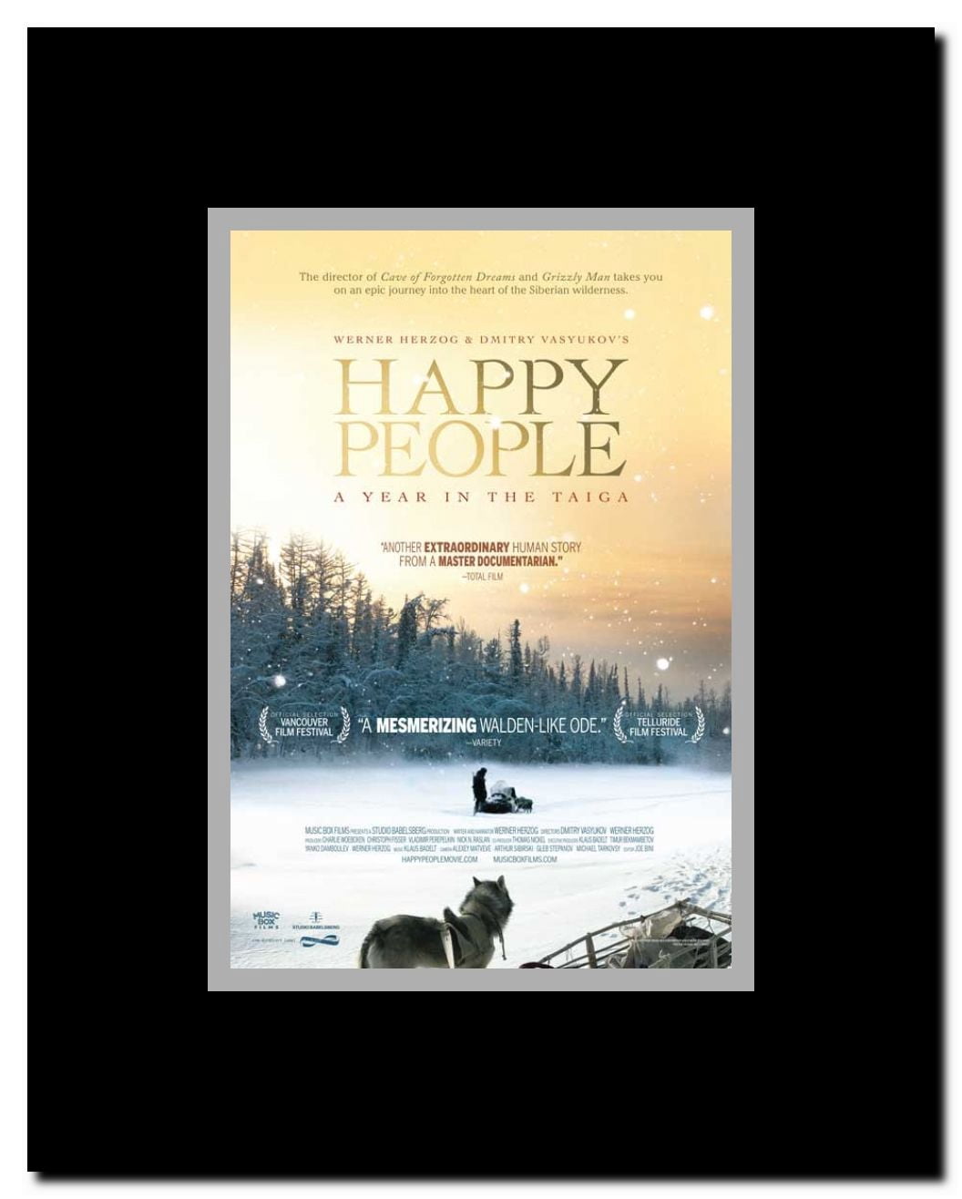 Happy People: A Year in the Taiga Framed Movie Poster